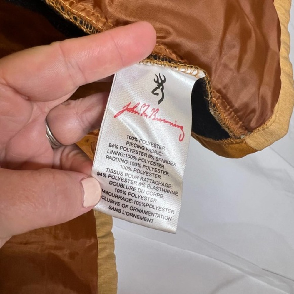 Men's Jacket Browning Heritage Collection Size Large Gold and Orange‎ - Picture 9 of 10